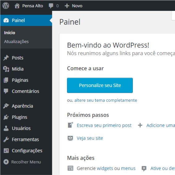 Painel Administrativo
